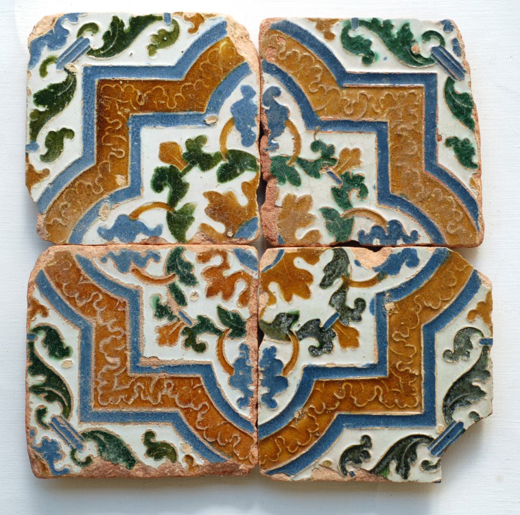 Azulejo de pared. Triana (Sevilla), s. XV/XVI