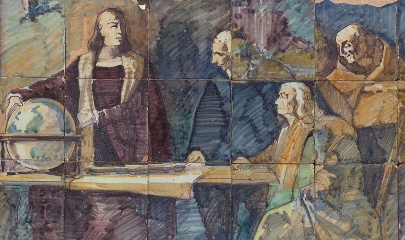 Mural de azulejos decorados a pincel, siglo XIX, Triana (Sevilla). - vista 2