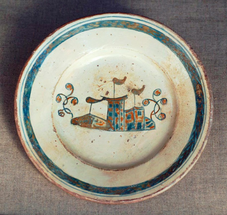 Plato del siglo XVI/XVII, Teruel.