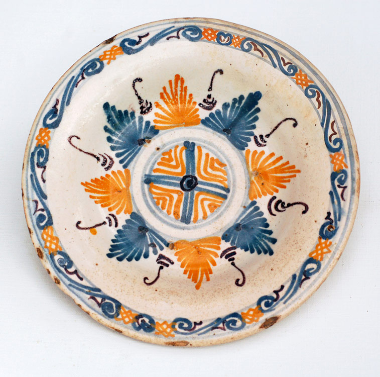 Plato del siglo XVII, Talavera-Puente (Toledo)