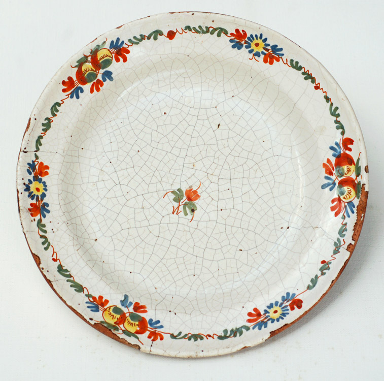 Plato del siglo XVIII, Alcora (Castellón)